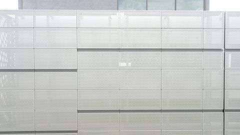 Loudoun Station Parking Garage Perforated Metal Cladding