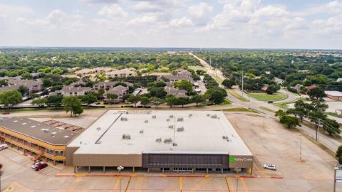 Aerial View of the Valley Creek Church in Lewisville, TX