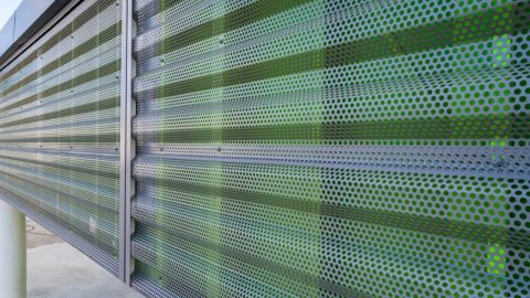 Perforated Corrugated Metal Panels Example at Get Air