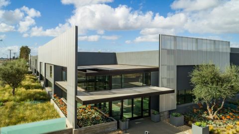 Perforated Corrugated Metal Panels at Redhill