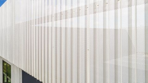 White Corrugated Metal Panels
