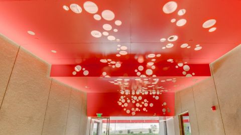 Staggering Ceiling Panel Installation