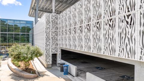 Emory Park perforated metal cladding