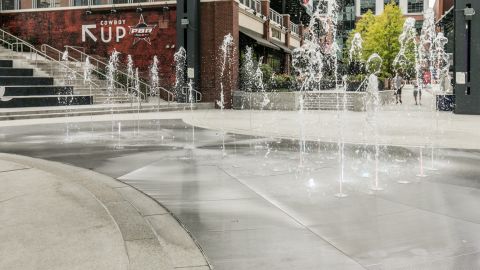 Fountain Grating at Suntrust Park 