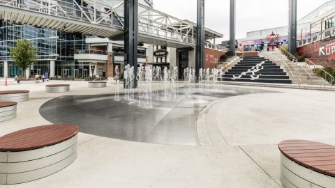 Suntrust Park Entrance and Fountain Installation