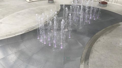 Custom Fountain Grating at Suntrust Park