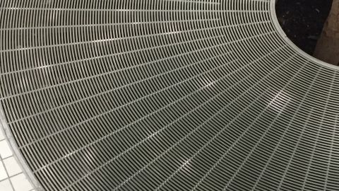 Close Up of Metal Tree Grating