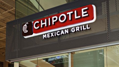 Perforated Metal Sign for Chipotle