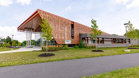 H-CLAD Mounting System at Route 9 Library