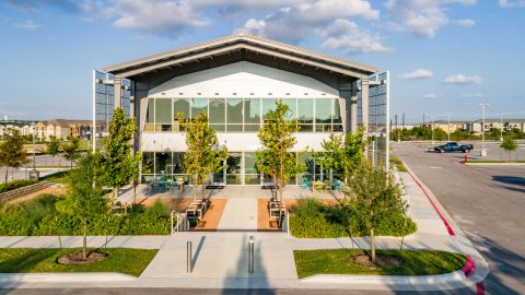 Perforated Metal Cladding Project for The Lakes at Tech Ridge