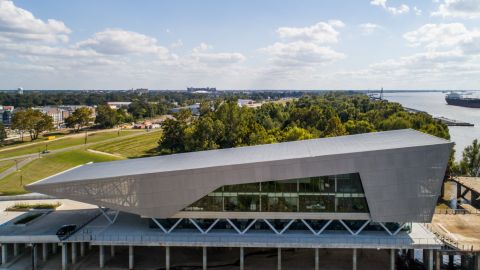 Perforated Metal Cladding Project for the Water Inst. of the Gulf