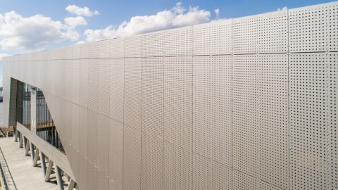 Perforated Metal Cladding Panels for the Water Inst. of the Gulf