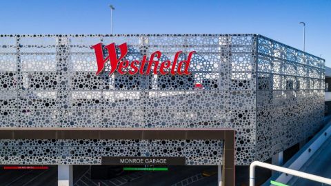 Westfield Parking Garage Perforated Metal Cladding