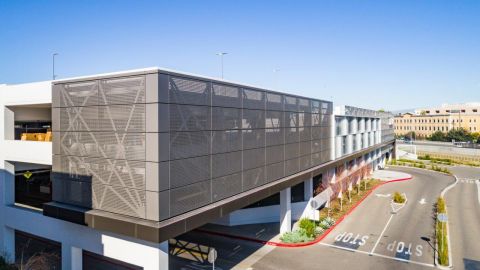 Parking Garage Perforated Metal Cladding