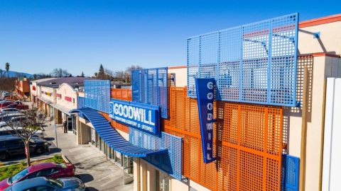 Perforated Metal Cladding System for Goodwill