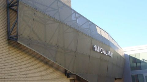 Perforated Metal Façade on the National Aviary