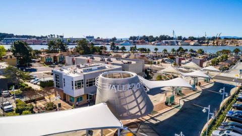 Vallejo Transit Center Aerial View