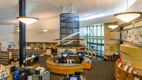 Decorative Metal Panel Installation at WPR Library