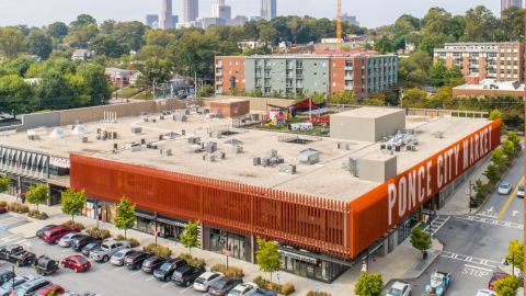 Aerial View of Ponce City Market