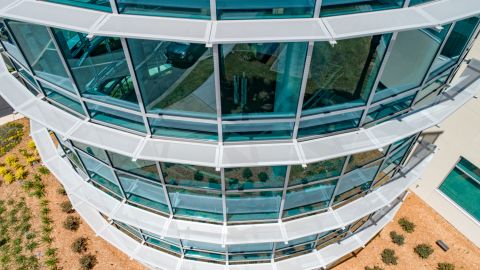 Sunshades Installed at the UF Health Building