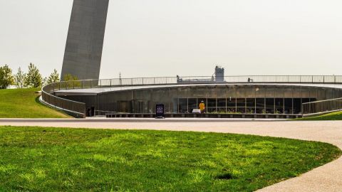 Profile Bar Wall Panels Installed at the Gateway Arch