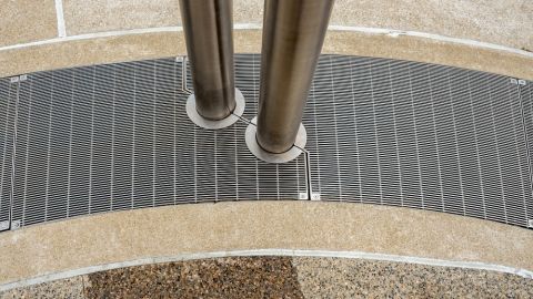 Scioto Mile Fountain Trench Grating