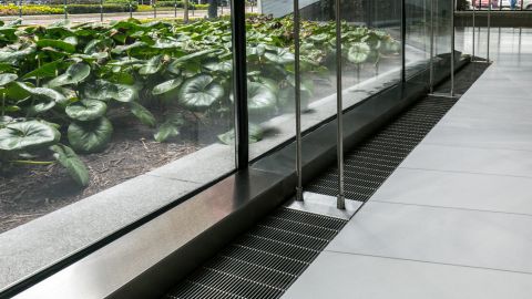 Stainless Steel Ventilation Grille at 609 Main