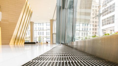 Floor View of the Ventilation Grilles in 609 Main