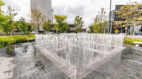 Trench Grating in the Kiener Park Fountain