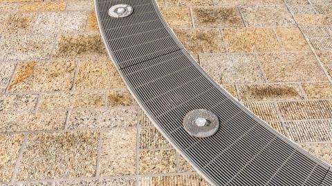 Horton Plaza Fountain Trench Grating