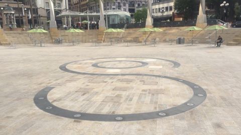 Horton Plaza Trench Grating 