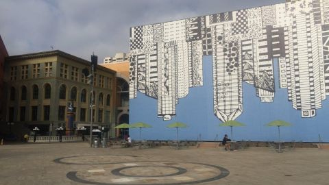 Mural Next to Horton Plaza