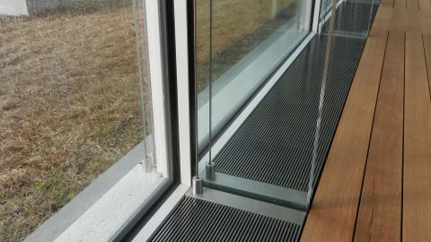 Ventilation Grilles Installed by the Windows at Kimbell Art Museum