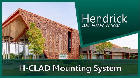 Hendrick H-Clad | Route 9 Library Perforated Metal Cladding