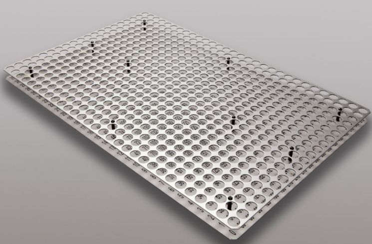 Laboratory test tube tray