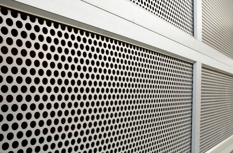 Perforated door panels offers safety, while it's aesthetically pleasing