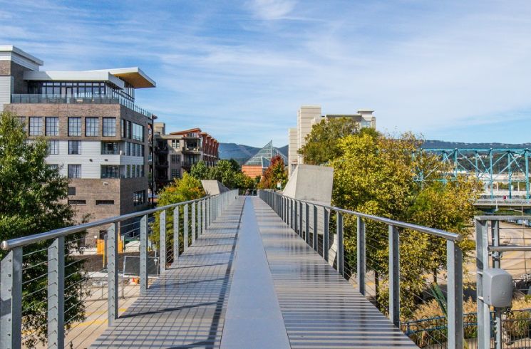 Holmberg Bridge pedestrian bridge