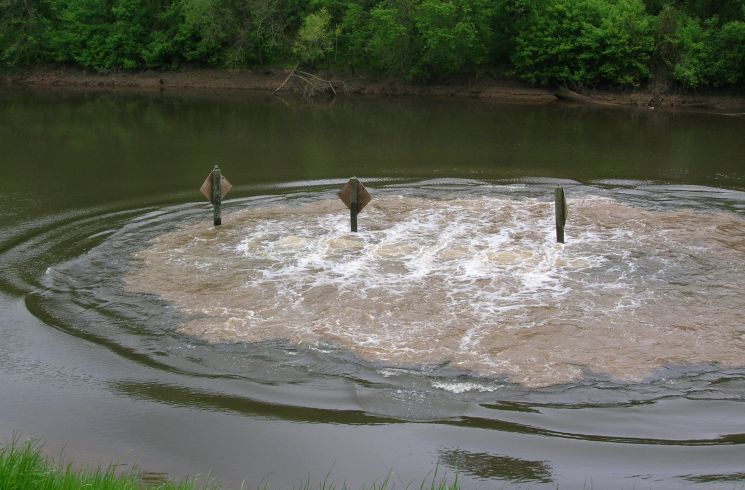 Hendrick's Airburst system during the operation process