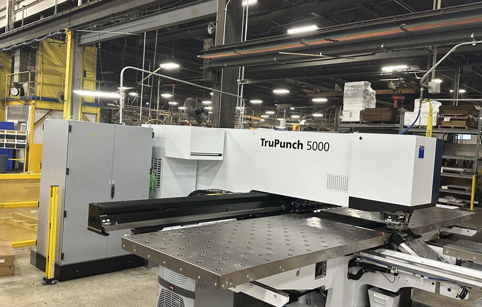 hendrick manufacturing trumpf machine