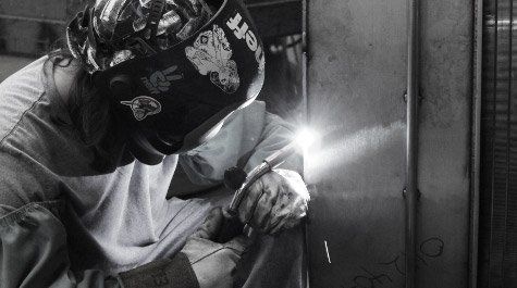 Welding in Black & White