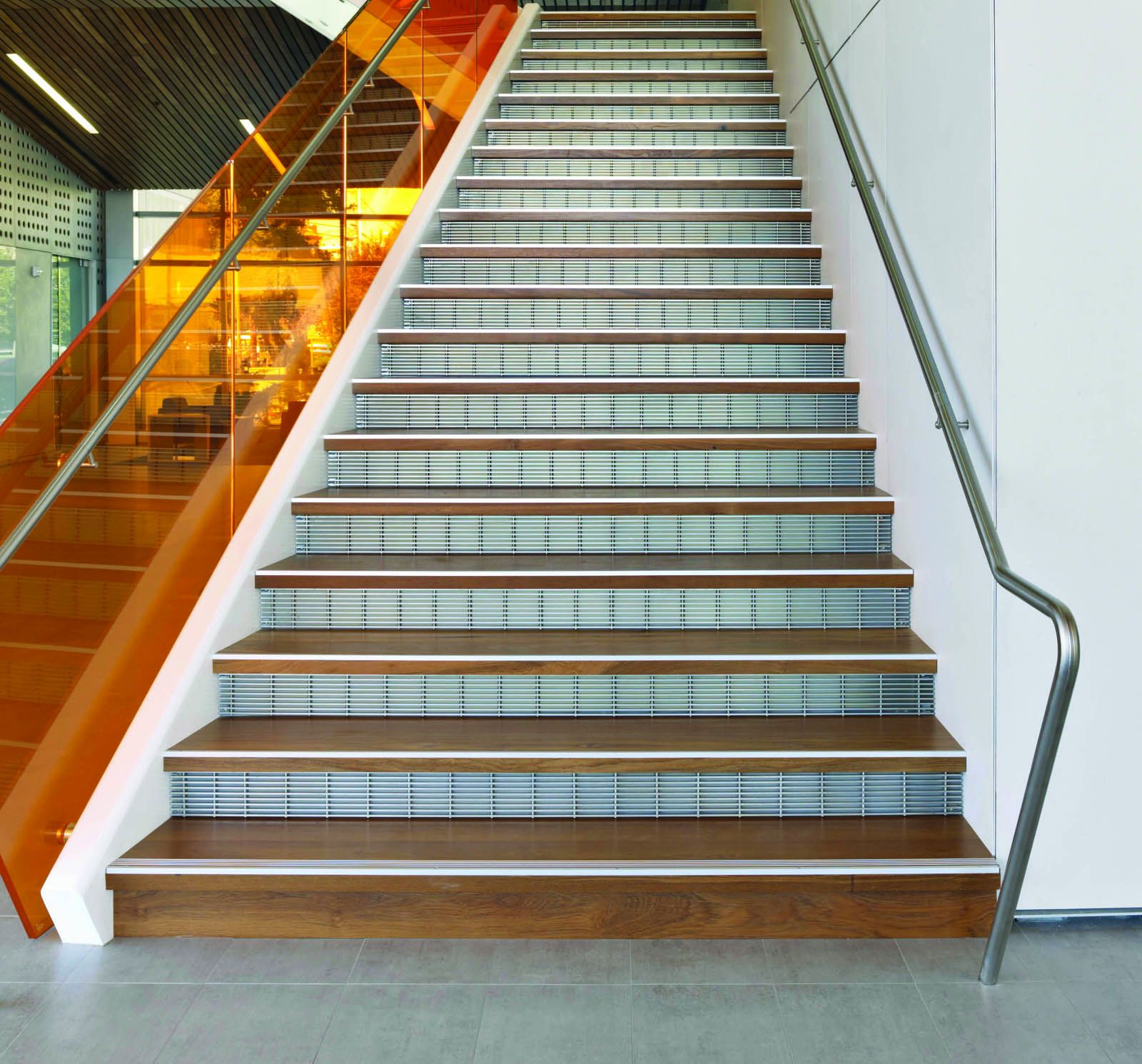 Metal Stair Treads & Risers Perforated Metal Stair Panels