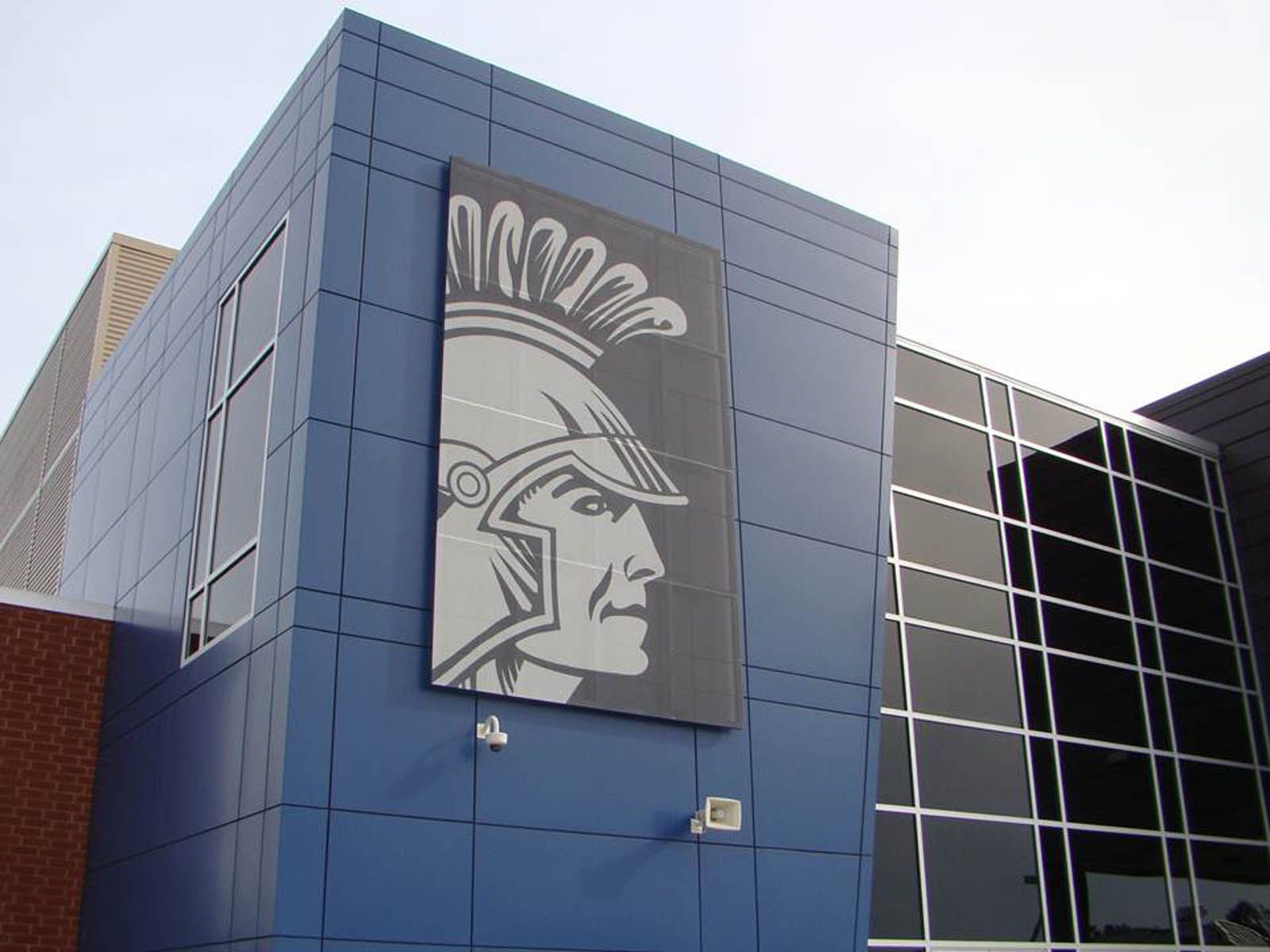 Custom Architectural Perforated Metal Signs | Hendrick