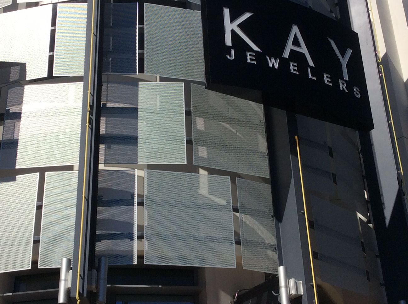 Perforated Metal Facade at Kay Jewelers Hendrick Mfg