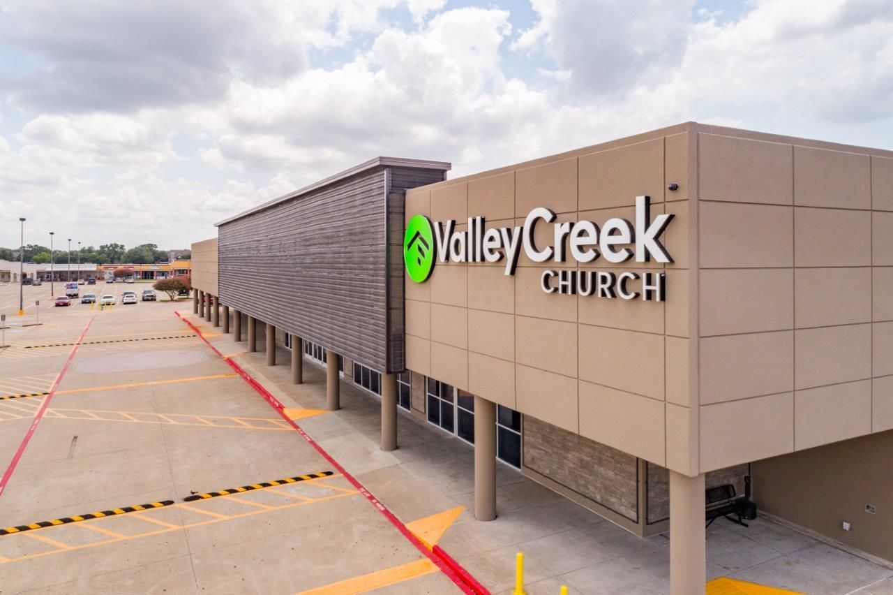 Perforated Corrugated Metal Façade | Valley Creek Church