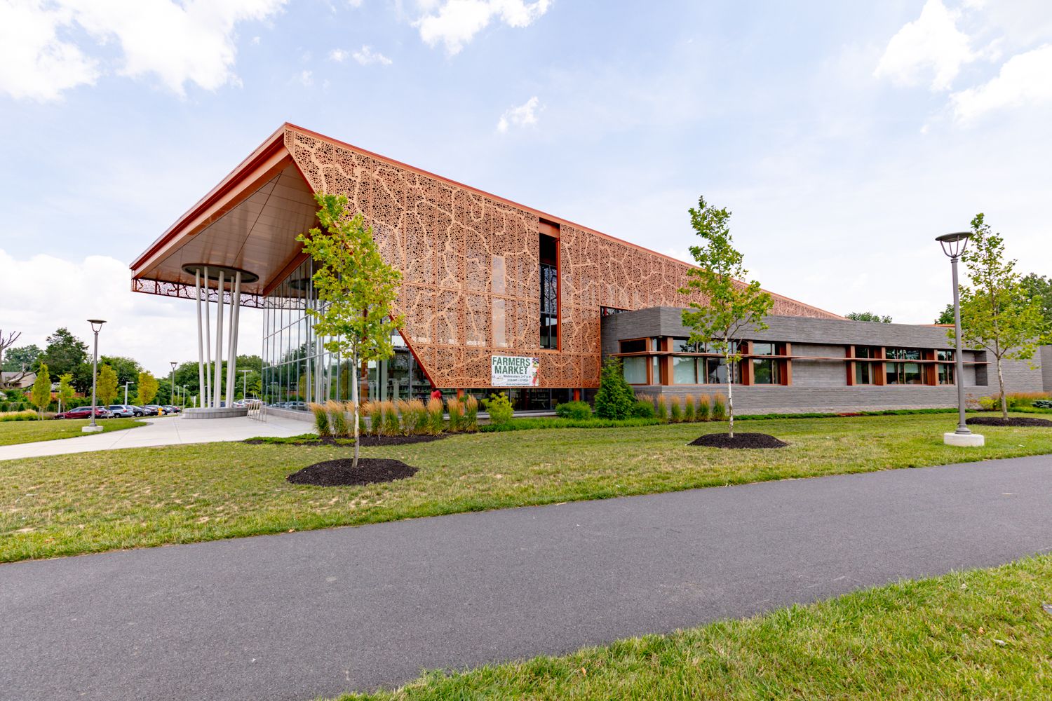 Hendrick H-Clad | Route 9 Library Perforated Metal Cladding