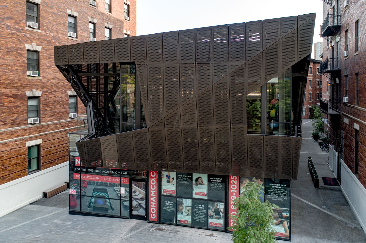 Hamilton Court Perforated Metal Cladding Hendrick