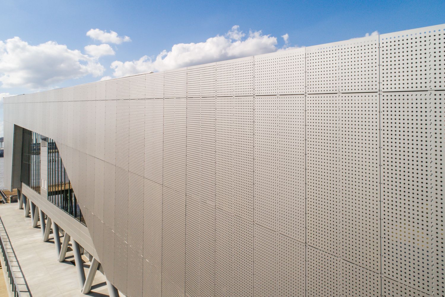 Perforated Metal Cladding Water Inst. of the Gulf Building